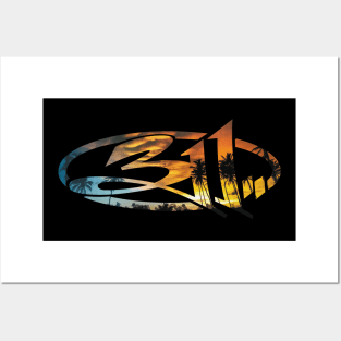 311 Sunset Beach Logo Posters and Art